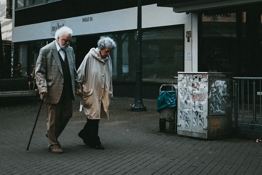 seniors walking together