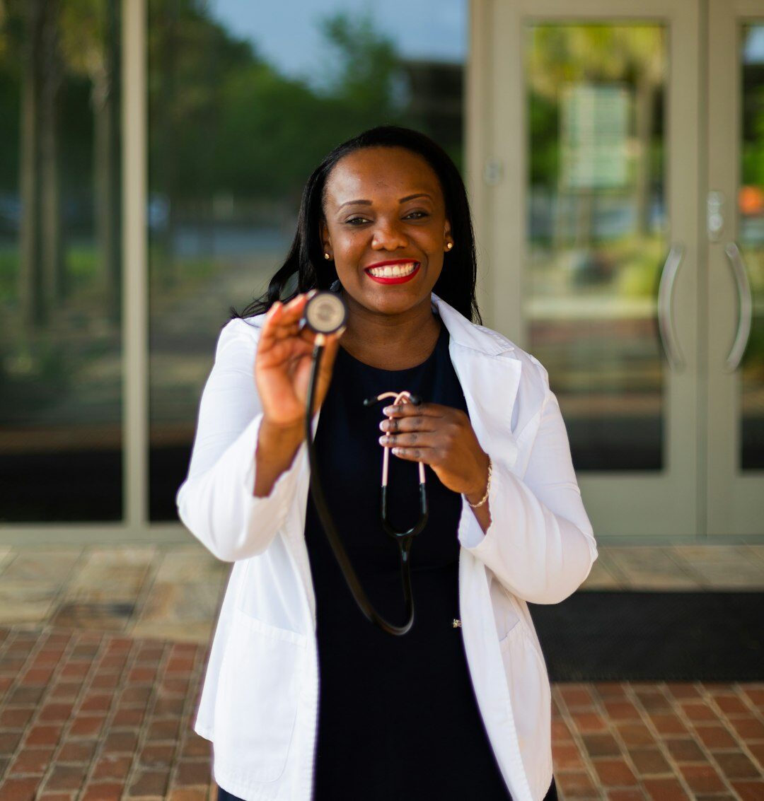Portrait of female health program lecturer